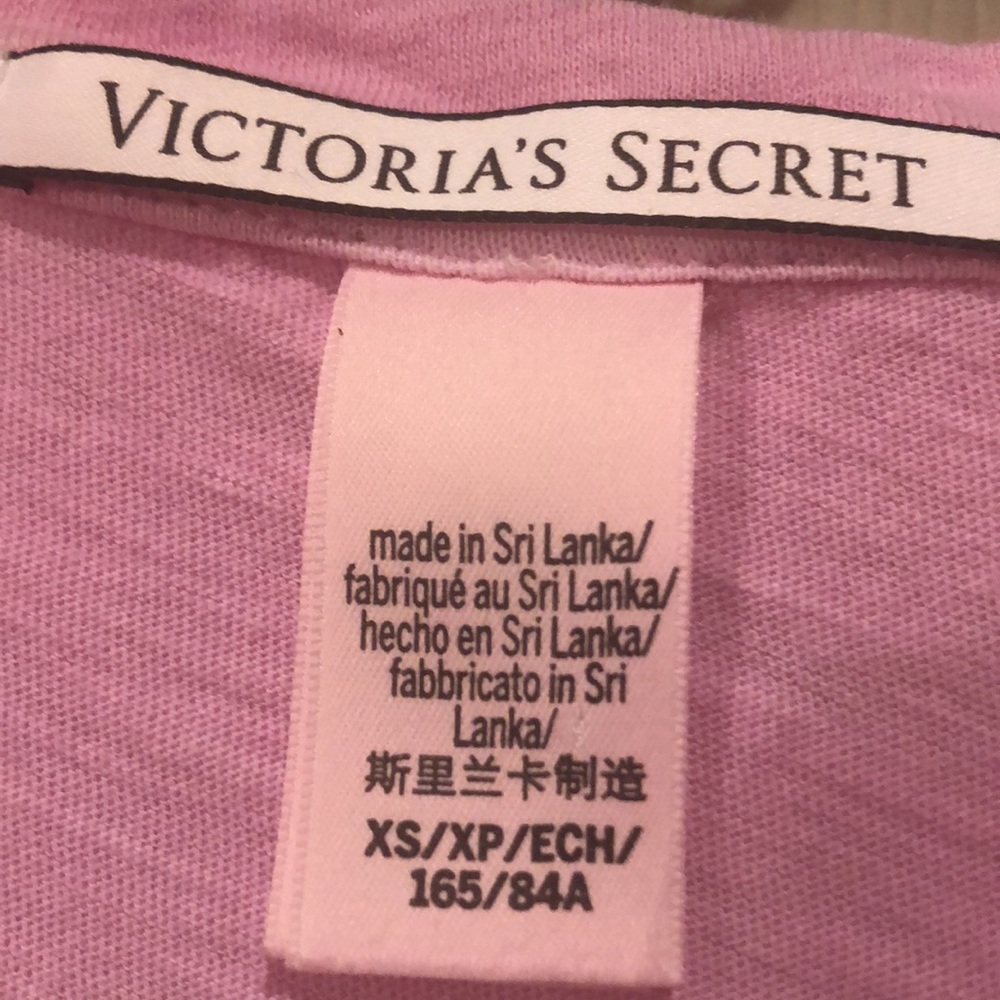 Victoria’s Secret - XS Pink VNeck Short Sleeve T-Shirt - Picture 3 of 6